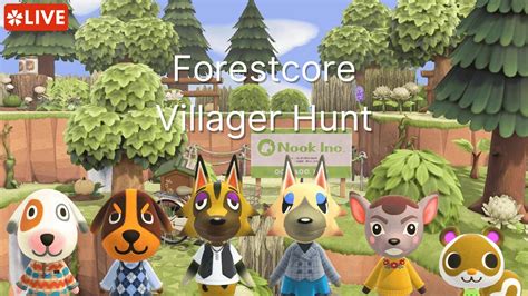 🔴Forestcore Villager Hunt! ~ Animal Crossing New Horizons - YouTube