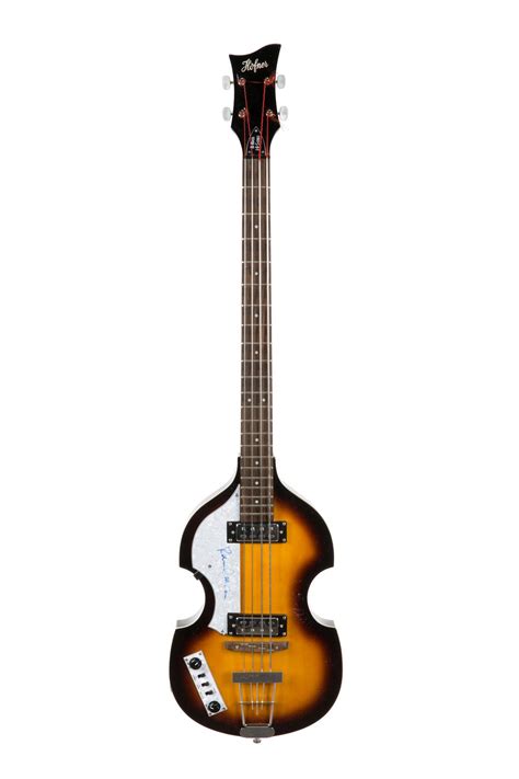 PAUL McCARTNEY SIGNED HOFNER BASS GUITAR