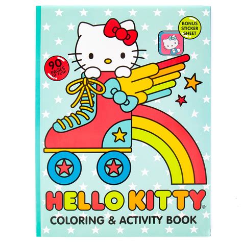 Hello Kitty Coloring Book With Stickers 1 shaped coloring and activity ...