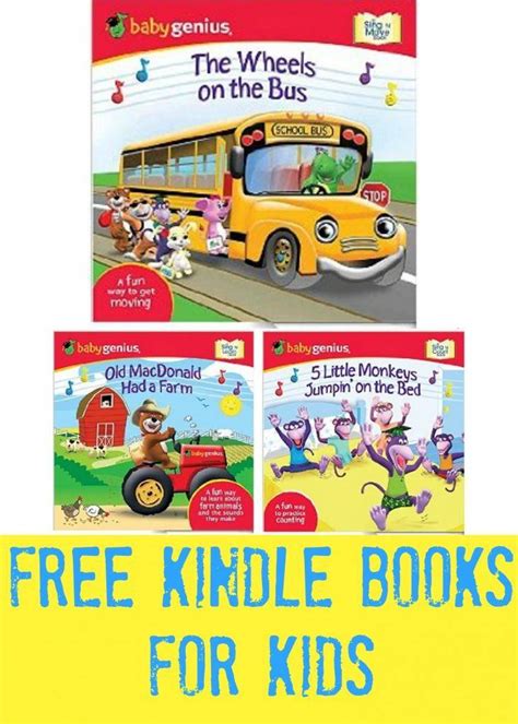 Free Kindle Books for Kids | The Wheels on the Bus, Old MacDonald, and More!