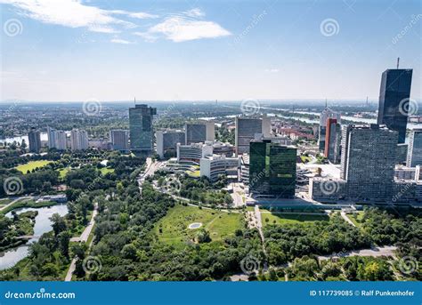 The United Nations Building in Vienna Austria from Above Editorial Image - Image of atomic ...