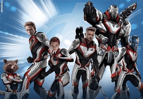 Avengers: Endgame promo art showcases the team's new suits