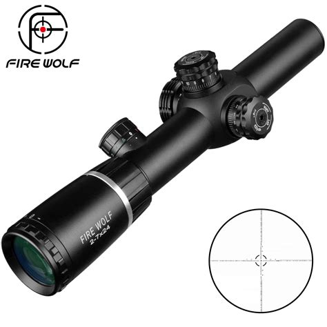 Fire Wolf FW2724 2-7x24 Riflescopes with 11-20mm Mount