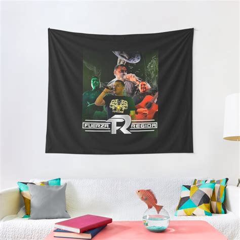 Fuerza Regida Band Merch Unisex Tapestry | Fuerza Regida Shop