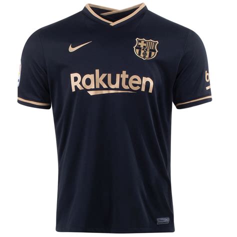 Nike Kids FC Barcelona 20/21 Away Jersey Black/Gold – Azteca Soccer