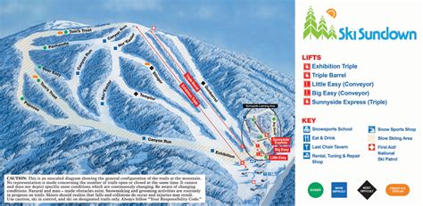 Ski Sundown Trail Map