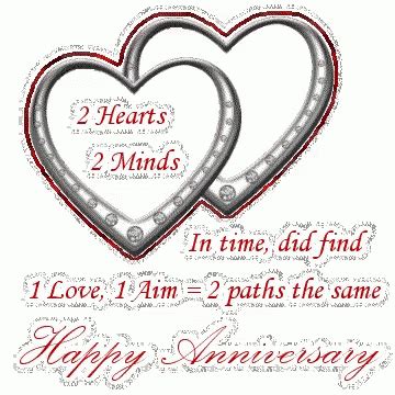 Happy Anniversary Hearts GIF - HappyAnniversary Hearts Love - Discover ...