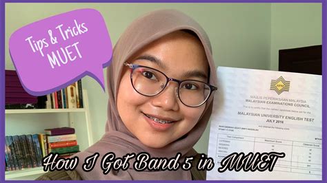 Tips & Tricks MUET + How I Got Band 5 - YouTube