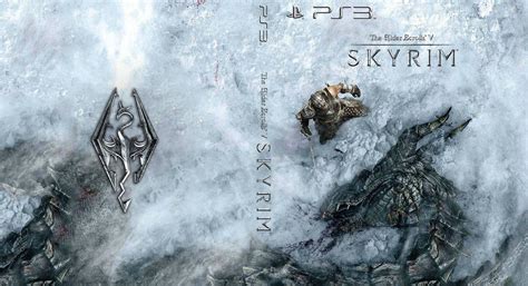 Here's a cool alternate Skyrim cover I found for the Ps3. : skyrim