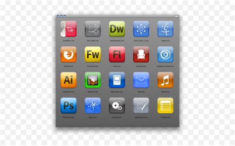 25 Impressive And Fantastic Icon Sets For Your Iphone Png Cydia 5 Dock ...