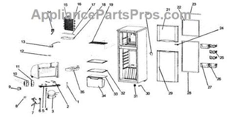 Parts for Magic Chef MCBR510W: Refrigerator Parts - AppliancePartsPros.com