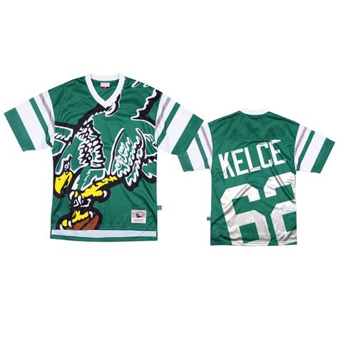 Eagles Jason Kelce Big Face Green Jersey Men’s – Www.nyjerseys.store