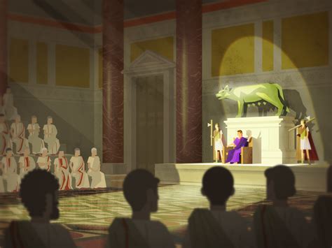 'Roman Senate' - Digital Painting from Documentary by James Tuer on Dribbble