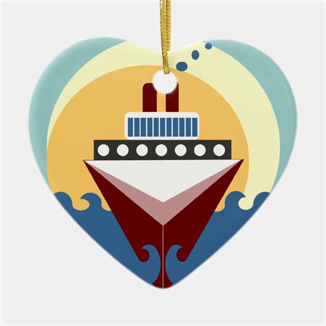 Cruise Ship Wedding Personalized Ornament Favor | Zazzle