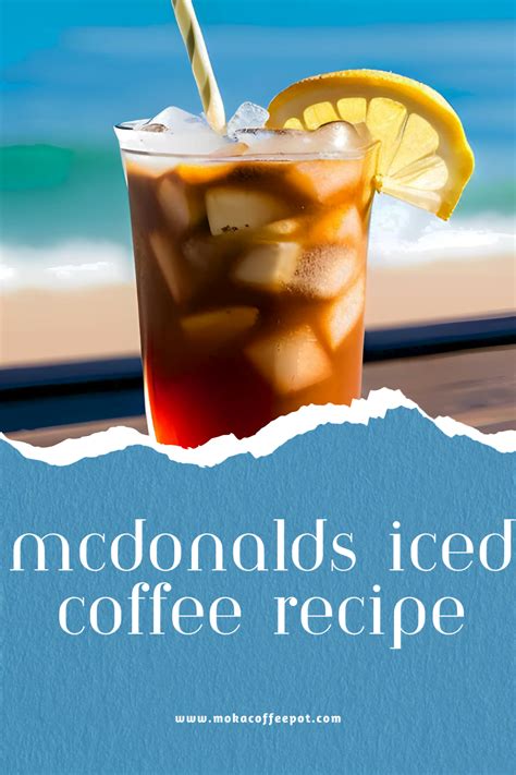 Mcdonalds iced coffee recipe : Make Your Favorite Drink at Home