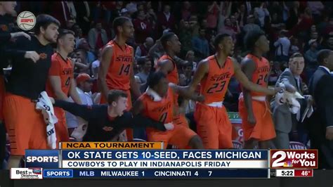 OSU Cowboys to face Michigan in NCAA Tourney