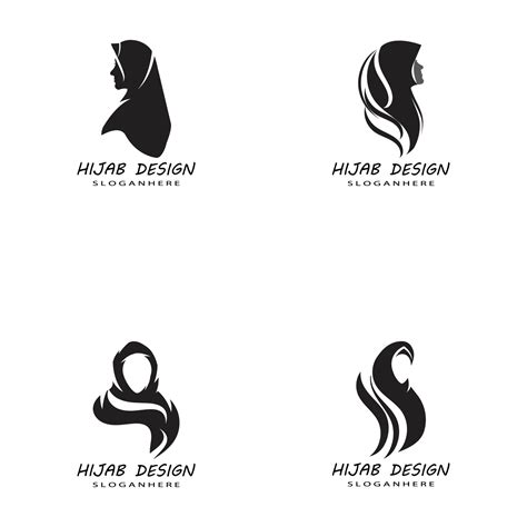 Muslimah hijab Logo template vector illustration design 2272110 Vector ...