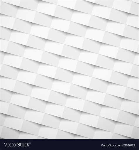 White paper textured background with geometric Vector Image