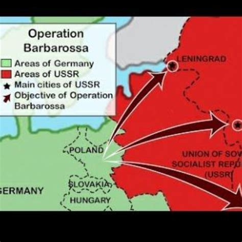 jun 22, 1941 - Germany invades the Soviet Union to carry out Operation Barbarossa. (Timeline)