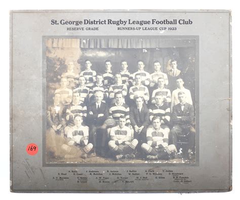 Photograph - St George District Rugby League Football Club (Reserve Grade), 1923... | eHive