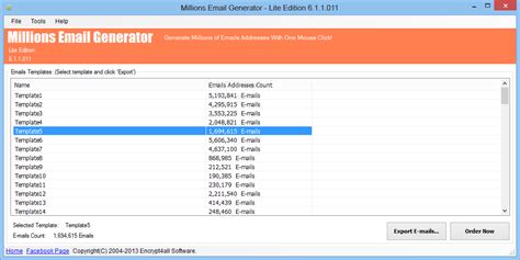 Millions Email Generator Lite Edition 9.0.0.208 - Download, Review ...