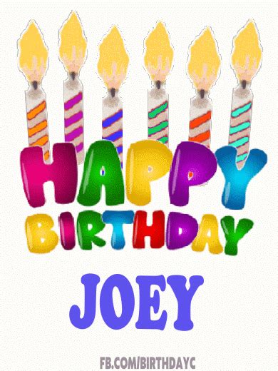 Happy Birthday JOEY gif | Birthday Greeting | birthday.kim