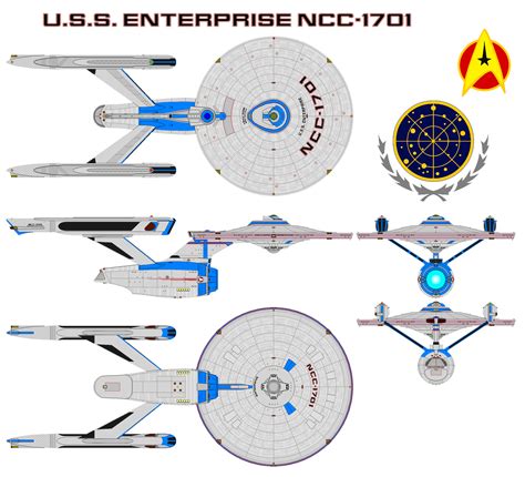 USS Enterprise NCC-1701 by bagera3005 on DeviantArt