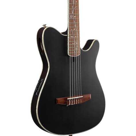 Ibanez TOD10N Tim Henson Signature Nylon Acoustic-Electric Guitar Black ...