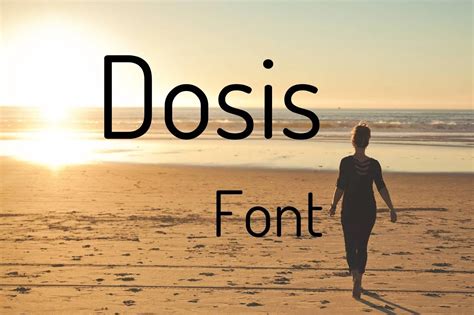 Dosis Font Free Download