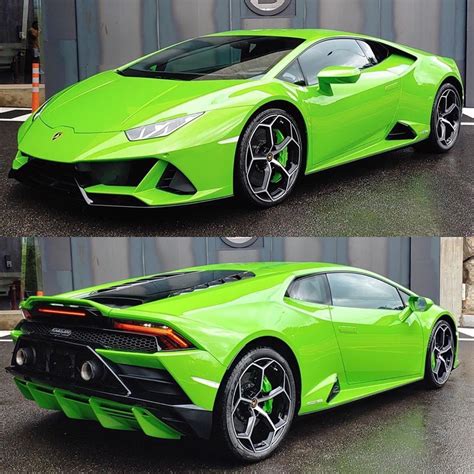 The Lamborghini Huracan EVO. In Huracan green. Color | Super luxury cars, Lamborghini ...