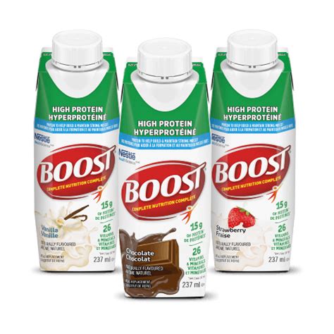 Boost High Protein - Nutrition Panel and Ingredients | NHS Canada