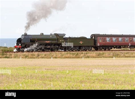 A steam locomotive at a North Norfolk Railway steam gala Stock Photo ...