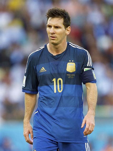 Lionel Messi of Argentina during the final of the FIFA World Cup 2014 on July 13, 2014 at the ...