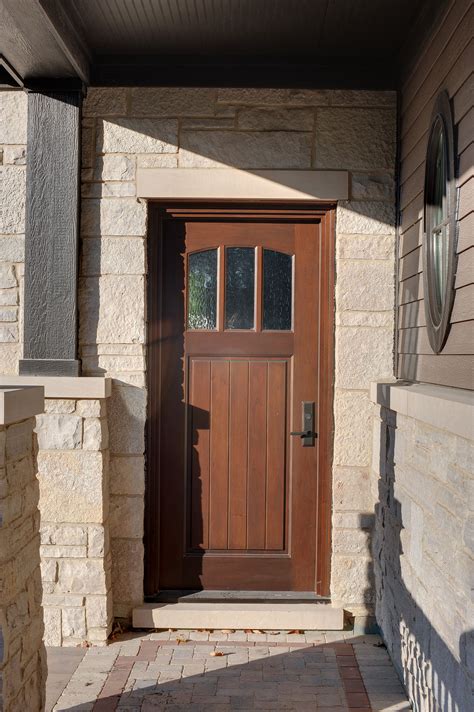 Classic Front Door | Wood Entry Door In Warm Finish For Luxury Home ...