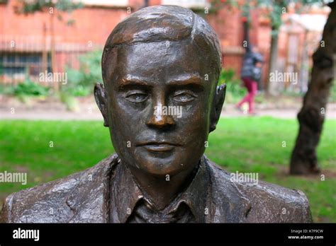 Denkmal/ Statue: Alan Turing, Manchester, England Stock Photo - Alamy