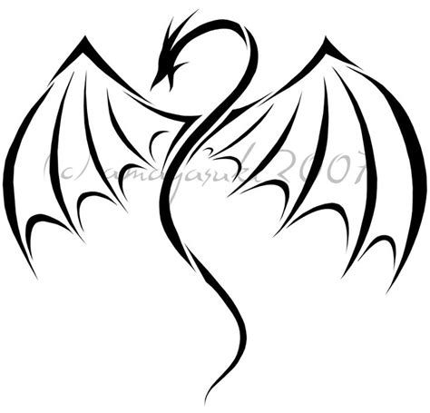 18 best Simple Black Dragon Tattoo Designs images on Pinterest | Dragon ...