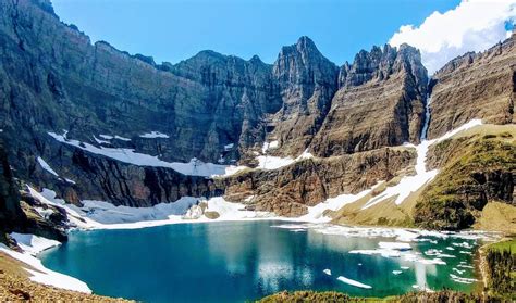 Iceberg Lake in the summertime. Glacier National Park, MT [2436x1437 ...