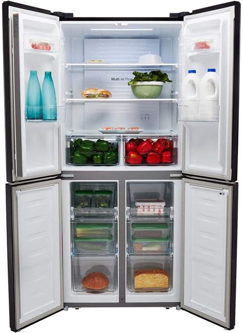 Fridgemaster MQ79394FFB 394 Litre American Style Fridge Freezer Frost ...