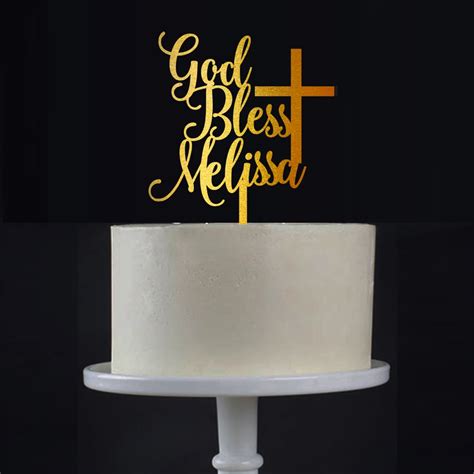 Baptism Cake Topper With Personalized Cake Topper With Name,Baptism Gift,Personalized ...