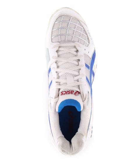 Asics Men White Badminton Sport Shoes GEL-BLADE 4 - Buy Asics Men White ...