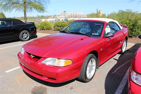 1995 Ford Mustang GT Convertible | Vibrant Red. The 1994-200… | Flickr