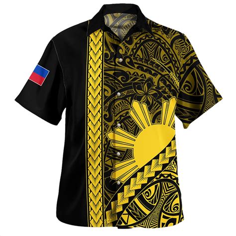 Philippine Ethnic/Tribal Inspired Shirt FULL SUBLIMATIOAN 3D T-SHIRT SUMMER POLO shirt for men ...