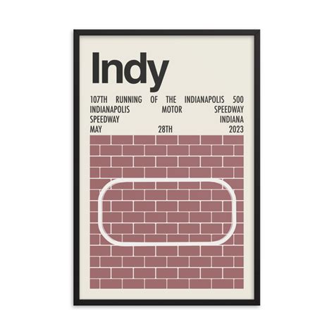 2023 Indy 500 Print – Modern Racing Prints