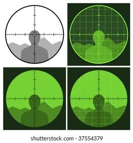 Vector Gun Crosshair Sight Stock Vector (Royalty Free) 37554379 ...