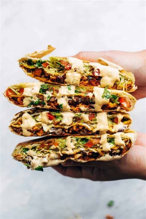 Vegan Crunchwrap Supreme Recipe - Pinch of Yum