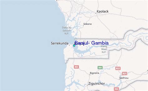 Banjul, Gambia Tide Station Location Guide