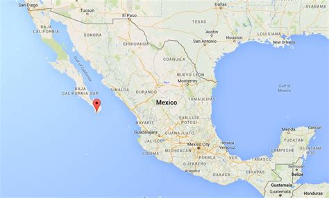 Where is Cabo San Lucas on map Mexico