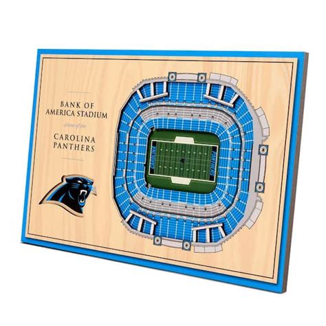 YouTheFan NFL Carolina Panthers 3D StadiumViews Desktop Display - Bank ...