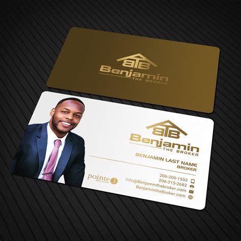 Modern, Masculine, Real Estate Agent Business Card Design for a Company by Sandaruwan | Design ...