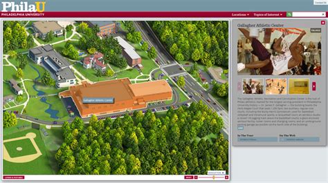 Philadelphia University HTML5 Interactive Campus Map Project